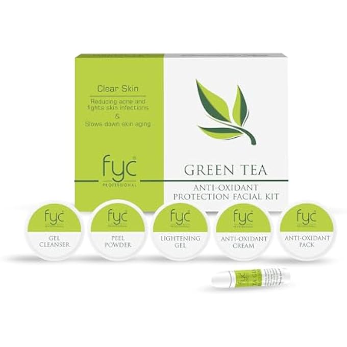 FYC PROFESSIONAL YAVI COSMETICS GREEN TEA FACIAL KIT - Image 1